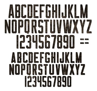 Sizzix Sizzx Thinlits Die Set 73PK Alphanumeric Theory by Tim Holtz 665924 Chapter 3 2022