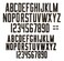 Sizzix Sizzx Thinlits Die Set 73PK Alphanumeric Theory by Tim Holtz 665924 Chapter 3 2022