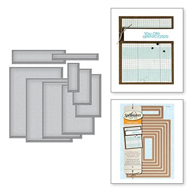 Spellbinders Nestabilities A2 Card Creator Dies Matting Basics B