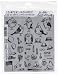 Stampers Anonymous CMS250 Mini Bird Crazy Things Tim Holtz Cling Stamps 7 by 85 Clear