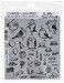 Stampers Anonymous CMS250 Mini Bird Crazy Things Tim Holtz Cling Stamps 7 by 85 Clear