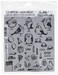 Stampers Anonymous CMS250 Mini Bird Crazy Things Tim Holtz Cling Stamps 7 by 85 Clear