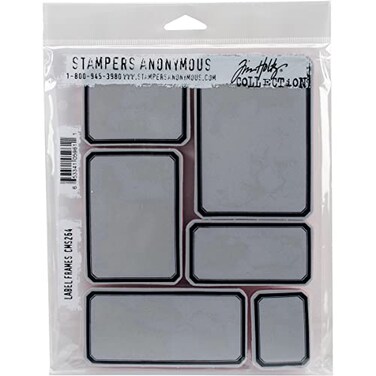 Stampers Anonymous DoADot Art SPATHCMS264 StampersA Cling Stamp THoltz Label Frames