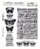 Stampers Anonymous Tim Holtz Cling Rubber Stamp Set Papillon CMS106