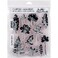 Stampers Anonymous CMS273 Tim Holtz Cling Stamps 7X85Leaf Prints