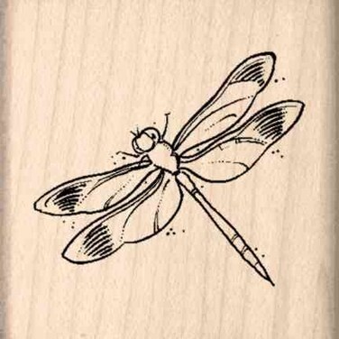 Stamps by Impression Dragonfly Rubber Stamp 15 Block