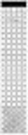 Omnigrid OmniEdge 5 x 24 Clear Acrylic Quilting Ruler with Removable Lip by