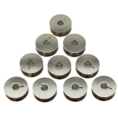 Cutex Pack of 10 Bobbin Part Number 767860107 Compatible with Janome HD9V2 Version 2 Sewing Machine