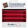 BobbinSaver Square Bobbin Organizer Holds 60 Bobbins Flexible Plastic Holder for Sewing Machine Embroidery Quilting Bobbin Storage Red
