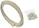 Annie Zippers by The Yard 4yds Ivory