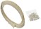 Annie Zippers by The Yard 4yds Ivory