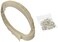 Annie Zippers by The Yard 4yds Ivory