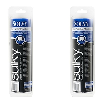 Sulky 12Inch by 9Yard Solvy Water Soluble Stabilizer Roll 2 PACK