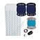 Daruma Hitomezashi Sashiko Kit Premium Japanese Made Needle and Thread Kit with Sashiko Fukin Thread Needles Thimble Ready to Use Set Joined Diamond Pattern