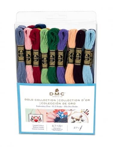 DMC Embroidery Floss Pack 87yd Gold Limited Edition 27Pkg