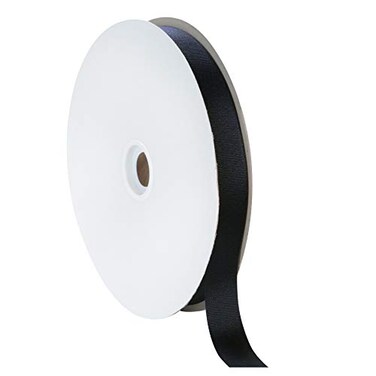 Berwick Offray 78 Grosgrain Ribbon Black 100 Yards