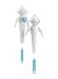 K PLACE Dreamus Official KPOP LIGHT STICK White Blue LED Plastic Battery Powered