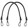 AUEAR 2 Pack Small Purse Leather Handle Strap Replacement 1259 Inches for Handbag Bag Black with Gun Lock