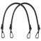 AUEAR 2 Pack Small Purse Leather Handle Strap Replacement 1259 Inches for Handbag Bag Black with Gun Lock
