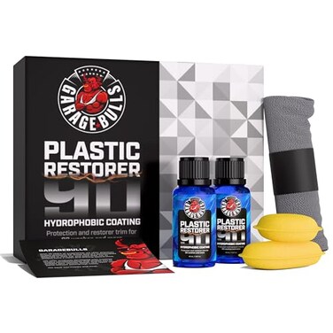 garage bulls Car Plastic Restorer Hydrophobic Trim Ceramic Coating Kit Long Lasting Coating Car Accessories 30ml 1fl oz 2 Pack