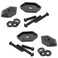 Rough Country Molle Panel CamPlate Mounts Aluminum Mounting Kit 2Pack