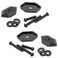 Rough Country Molle Panel CamPlate Mounts Aluminum Mounting Kit 2Pack