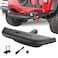 Nilight Hitch Step with 2 Hitch Receiver Rear Bumper Guard Protector Compatible with Car Truck Vehicles Upgraded Textured Black Hitch Step Bar with Hitch Lock UBolts Stabilize