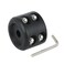 Besnor Winch Cable Hook Stopper for ATV UTV SUV ORV Rubber Rope Line Saver Prevent Bouncing Fraying with Allen Wrench Black