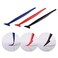 FOSHIO Vinyl Car Wrapping Flexible Micro Squeegee Curves Slot Tint Tool Set 3 in 1 with Different Hardness for Installing Vehicle Wraps and Auto Stickers