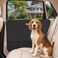 BECROWM 2 Packs Car Door Protector for Dogs Waterproof AntiScratch Shield with Suction Cup Black BlackA