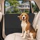 BECROWM 2 Packs Car Door Protector for Dogs Waterproof AntiScratch Shield with Suction Cup Black BlackA