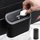 Accmor Car Trash Can with Lid Mini Auto Dustbin Garbage Organizer with 30 Pcs Plastic Trash Bag Automotive Garbage Container Bin for Vehicle Home Office