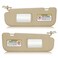 TadaMark Left Driver Right Passenger Sun Visor Fit for Hyundai Elantra 2011 2012 2013 2014 2015 Beige Without Light Replace 852103X000TX 852203X000TX 1 Pair