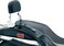 Kuryakyn 1605 Motorcycle Accessory PlugNPlay Sissy Bar Component Passenger Seat Backrest Pad Black