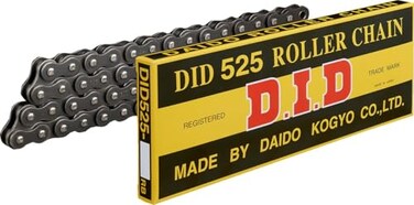 DID chain 525 Did 108 links Standard Open with Clip Lock