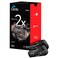 Cardo Systems FREECOM 2X Motorcycle 2Way Helmet Bluetooth Communication System Headset Intercom Universal Bluetooth Connectivity Waterproof 40mm Speakers Dual Pack