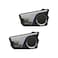 Sena 60S Motorcycle Communication Headset with Wave Mesh and Bluetooth Intercom 2nd Generation Sound by Harman Kardon Dual Pack