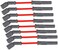 MSD 32819 Super Conductor Spark Plug Wire Set Red