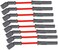 MSD 32819 Super Conductor Spark Plug Wire Set Red