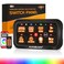 Auxbeam 8 Gang Switch Panel AC800 Bluetooth RGB Switch Pod with Remote Control Backlit Off Toggle Momentary Pulsed 165FT Wireless Auxiliary Switch Panel for Truck Offroad Waterproof