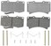 ACDelco Silver 14D1119CH 19285998 Ceramic Front Disc Brake Pad Set with Hardware
