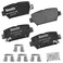 Bendix Priority1 CFC2156 Ceramic Rear Brake Pads for Mitsubishi Eclipse Cross 20202018 Eclipse Cross 20242022