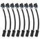 AFEISOL 8 Pack LS1 LS6 LT1 EV1 Injector Harness Compatible with Multec LQ4 LQ9 48 53 60 Adapters Rubber Tube