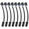 AFEISOL 8 Pack LS1 LS6 LT1 EV1 Injector Harness Compatible with Multec LQ4 LQ9 48 53 60 Adapters Rubber Tube