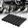 SHINEHOME Spark Plug Wire Heat Shield Sleeve 2500 Spark Plug Boot Protector Boots Wrap for SBC BBC 350 454 8PCS Plug Wire Covers