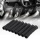 SHINEHOME Spark Plug Wire Heat Shield Sleeve 2500 Spark Plug Boot Protector Boots Wrap for SBC BBC 350 454 8PCS Plug Wire Covers