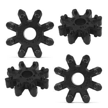 RBOKO 4Pack Flexible Steering Coupler Replacement 563152K000FFF Nylon Pad Plastic Rubber Wheel Steering Coupling Steering Column Motor Compatible with Hyundai and Kia Black