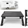DEPSUNNY Adjustable RV Step Stool 3Step Height Adjustment Foldable Legs Wide AntiSlip SurfaceSupports Up to 1000 lb Premium Aluminum Construction Easy to Carry