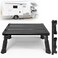 DEPSUNNY Adjustable RV Step Stool 3Step Height Adjustment Foldable Legs Wide AntiSlip SurfaceSupports Up to 1000 lb Premium Aluminum Construction Easy to Carry