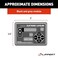 Lippert Components Lippert Ground Control RV 5th Wheel and Travel Trailer Leveling System Replacement Touchpad with AutoLeveling Button 421484